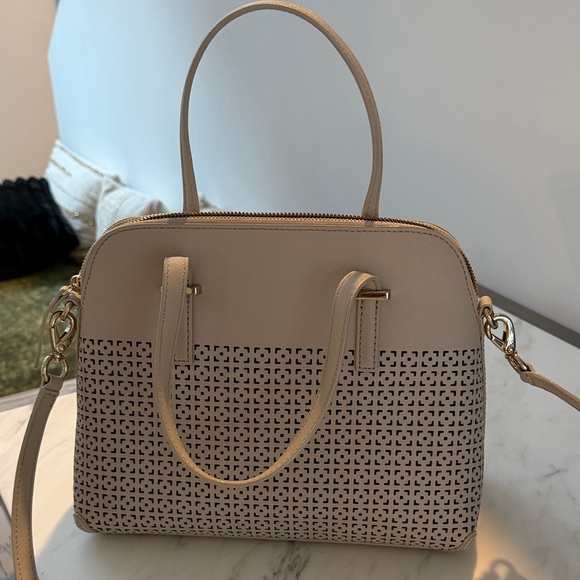 Kate Spade Beige and Black Satchel - Picture 3 of 3